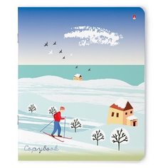 Тетради 48 листов "ВРЕМЕНА ГОДА". Набор 5 шт. Цена за 5 штук. Альт