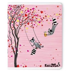 Тетради 48 листов "ВЕСЕЛЫЕ ЕНОТЫ". Набор 5 шт. Цена за 5 штук. Альт