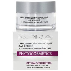 Kora Phytocosmetics Крем дневной матирующий для лица для жирной и комбинированной кожи, 50 мл КОРА
