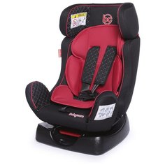 Автокресло группа 0/1/2 (до 25 кг) Babycare Nika, black/red