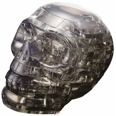 3D-пазл Crystal Puzzle Черный череп (90217), 49 дет.