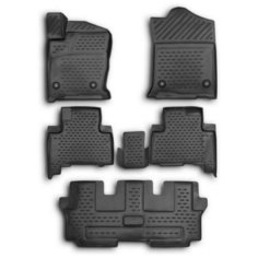 Комплект ковриков салона ELEMENT 3D9903210k для Haval H9 5 шт. черный