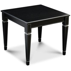 Столик журнальный Мебелик Васко В 82, ДхШ: 60 х 60 см, венге/серебро