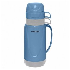Классический термос Webber 24008/9S, 1 л синий/серый