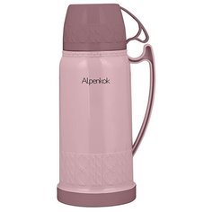 Классический термос Alpenkok со стеклянной колбой, 1.8 л розовый