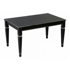 Столик журнальный Мебелик Васко В 81, ДхШ: 92 х 56 см, венге/серебро