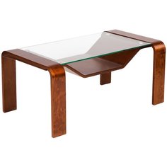 Столик журнальный Мебелик Гурон 1, ДхШ: 100 х 57 см, вишня