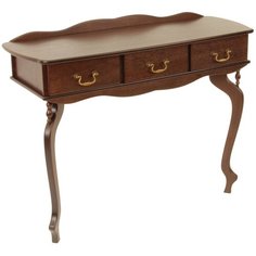 Столик консольный Мебелик Берже 6, ДхШ: 110 х 41 см, темно-коричневый