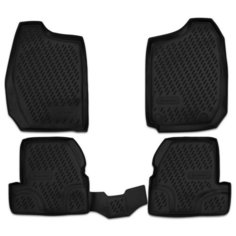 Комплект ковриков салона ELEMENT CARSZK00013 для Suzuki Jimny 4 шт. черный