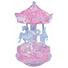 3D-пазл Crystal Puzzle Карусель розовая (91209), 83 дет.