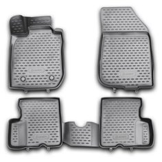 Комплект ковриков салона ELEMENT NLC.3D.41.29.210kh для Renault Duster 4 шт. черный