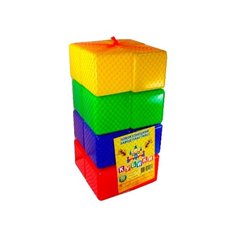 Кубики Новокузнецкий завод пластмасс в сетке (16 шт.)