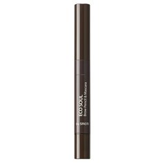 The Saem карандаш+тушь Eco Soul Brow Pencil & Mascara, оттенок 03 Dark Brown