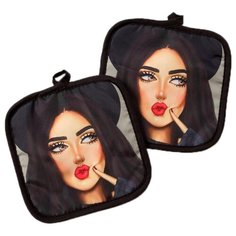 Прихватка Этель Смелая коричневый