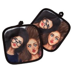 Прихватка Этель Селфи коричневый