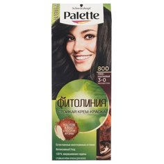 Palette Фитолиния Стойкая крем-краска для волос, 800 (3-0) Темно-каштановый