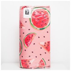 Подушка на стул Этель 4264658, 50 x 100 см розовый