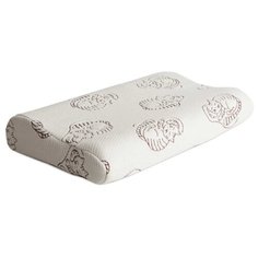 Подушка анатомическая Ambesonne с подшейными валиками и эффектом памяти Memory Foam 45х28 plortor_03_45x28