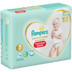 Pampers Premium Care трусики 5 (12-17 кг), 34 шт.