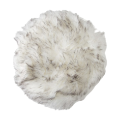 Подушка на стул Доляна Пушинка (4386258/59/61/62/63/65/60/64), 30 см белый/черный