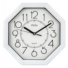 DT-0093 Часы настенные 27.5*27,5см 0 цвет: белый Delta