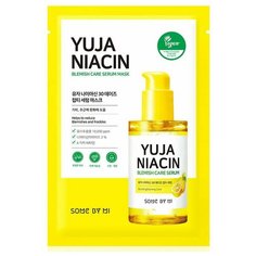 Some By Mi Осветляющая тканевая маска с экстрактом юдзу Yuja Niacin Blemish Care Serum Mask, 25мл*10шт.