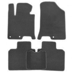 Комплект ковриков для салона ЕВА Toyota Nadia (правый руль) 1998 - 2003 с консолью (темно-серый кант)Vicecar