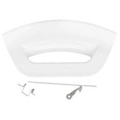 Ручка люка для стиральной машины Ariston (Аристон), Indesit (Индезит) ,белая