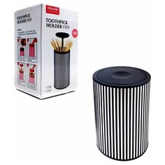 Выдвижной контейнер для зубочисток «Toothpicks» черный Anya