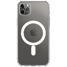 Чехол накладка MagSafe противоударный для iPhone 11 Pro Max / айфон 11 Про Макс, Gel Pro Deppa