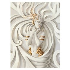 Фотообои Fotooboikin "Девушка 3D" 200х270 (ШхВ)