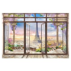 Фотообои Fotooboikin "Окно в Париж" 400х270