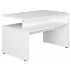 Стол журнальный Лайт 03.235, размер Ш 70 х Г 40 х В 41.7 см , цвет Белый PE Шагрень Mobi