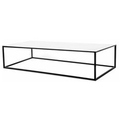 Журнальный столик Sonorous CTR 120G WHT BLK