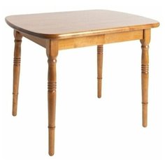 Стол прямоугольный из массива дерева "Комплимент" (70 х 94 см), орех, Экомебель