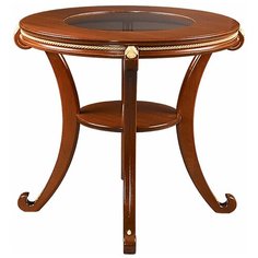 Стол журнальный "Глория С" орех Мебелик