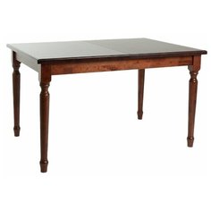 Стол обеденный прямоугольный раздвижной из массива дерева "Вивальди", 900х1300/1670, Экомебель, тёмный орех