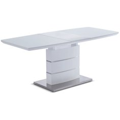 Стол раскладной Verona Glass (140), белый матовый I Modern