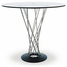 Стол Cyclone (80), стекло/черный I Modern