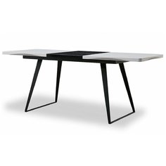 Стол раскладной Vermont, черный/белый I Modern