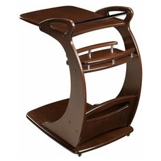 Подкатной столик "Фаворит" орех Мебелик