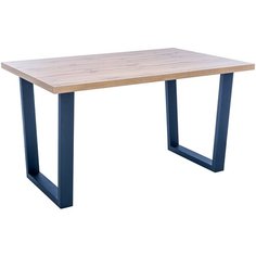 Стол Leset Ларс, Дуб Вотан, металл черный