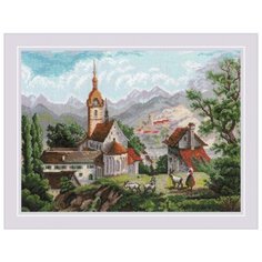 Набор для вышивания РИОЛИС 1701 «Монастырь Шоненверт» по мотивам гравюр XIX века