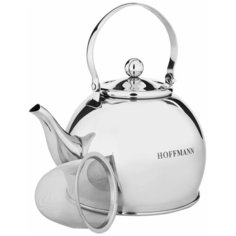 Чайник заварной 1,7 л с ситой Hoffmann