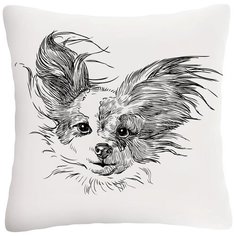 Подушка декоративная "Тима" 40*40 ПШГБ012-10390 Габардин Сирень