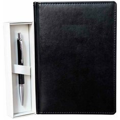 Набор ежедневник и шариковая ручка Parker Urban Premium Ebony Black
