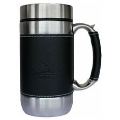 Термокружка Tramp TRC-046, 0.45 л черный/серебристый