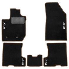 Коврики в салон Klever Econom LADA Xray 2016->, хэтчбек, без ящика, 4 шт. (текстиль), KVR05.052.034.01200kv Клевер