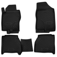 Коврики в салон Element NISSAN Navara, 2010-2015, 4 шт. (полиуретан), CARNIS10050h
