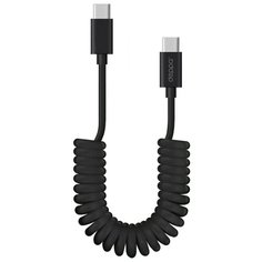 Кабель Deppa витой USB-C - USB-C, 3A, 1.5 м